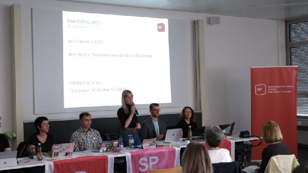 SP Kantonalpräsidentin Andrea Scheck